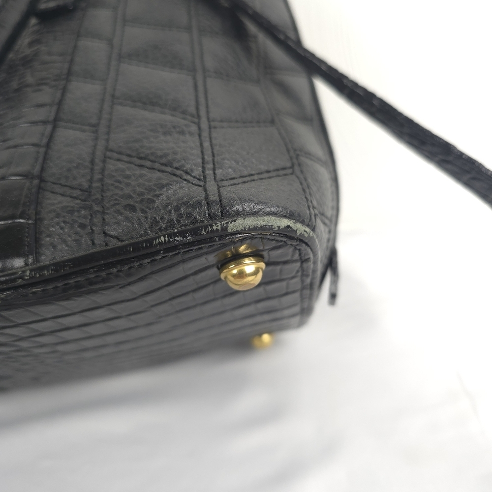Brahmin Black Satchel Bag - Picture 11 of 15